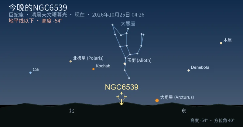 今晚的NGC6539