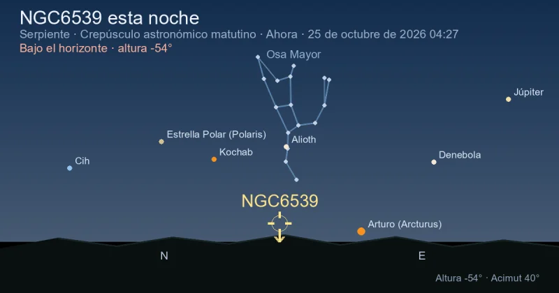 NGC6539 esta noche