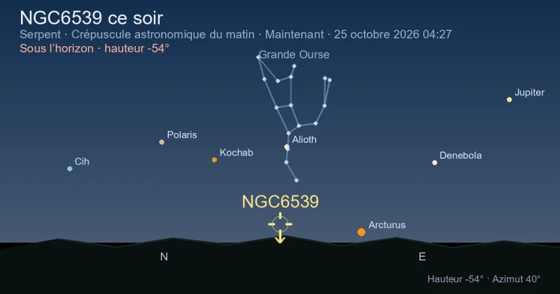 NGC6539 ce soir