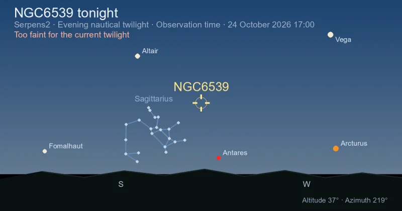 NGC6539 tonight