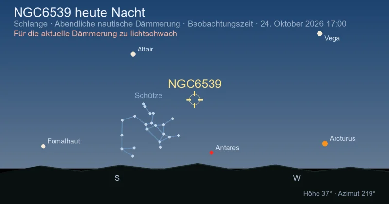 NGC6539 heute Nacht