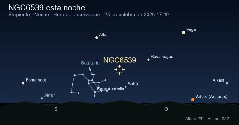 NGC6539 esta noche