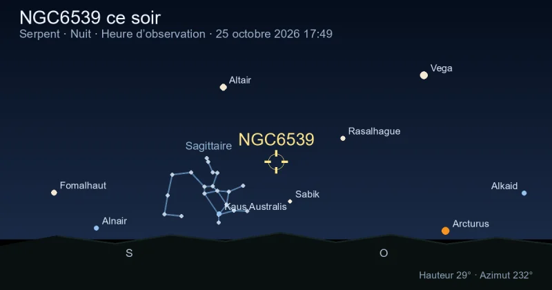 NGC6539 ce soir