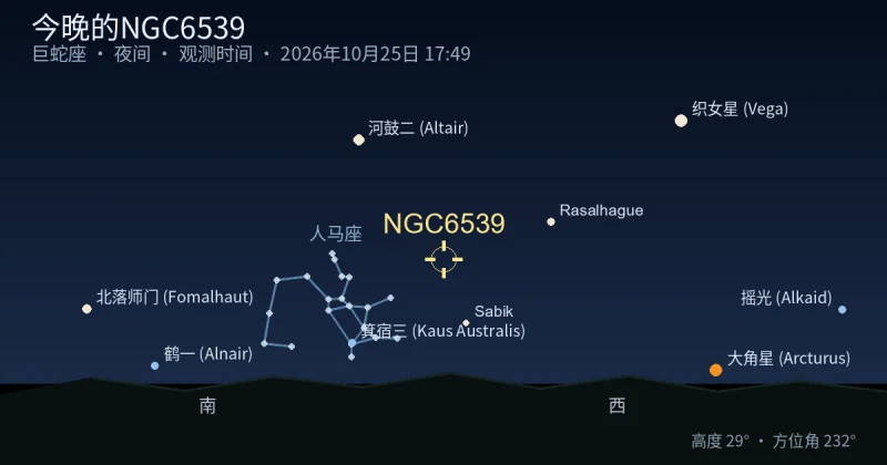 今晚的NGC6539