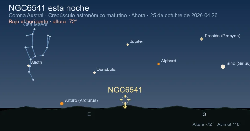 NGC6541 esta noche