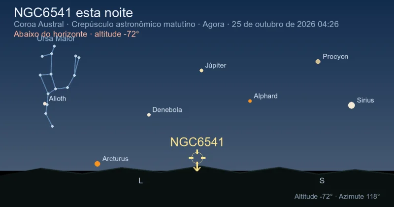 NGC6541 esta noite