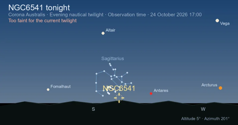 NGC6541 tonight