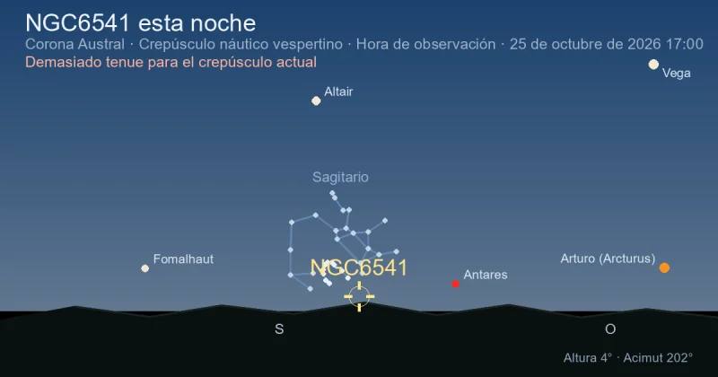 NGC6541 esta noche