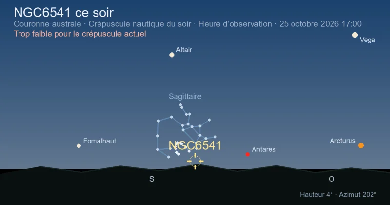 NGC6541 ce soir