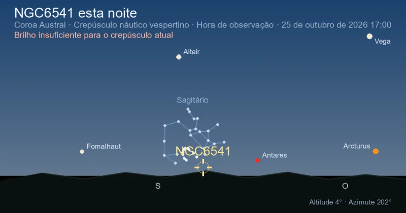 NGC6541 esta noite