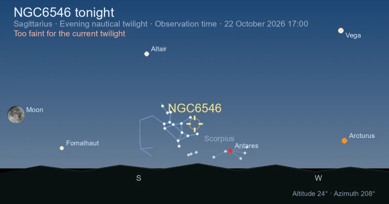 NGC6546 tonight