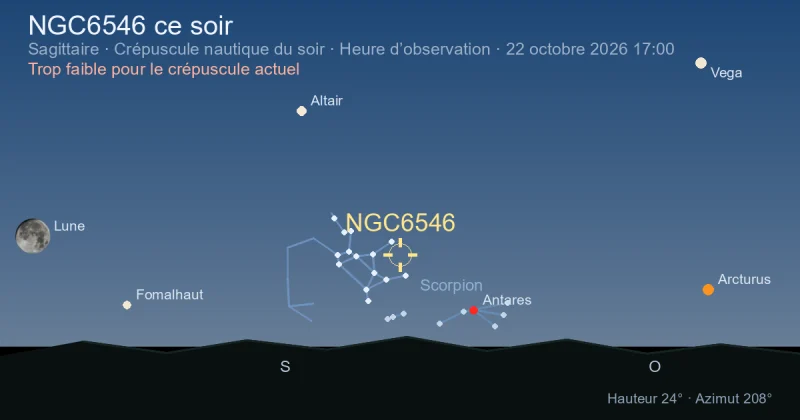 NGC6546 ce soir