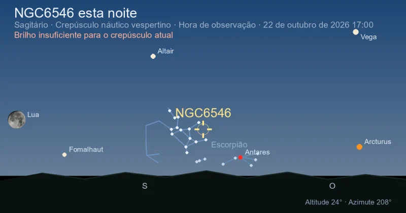 NGC6546 esta noite