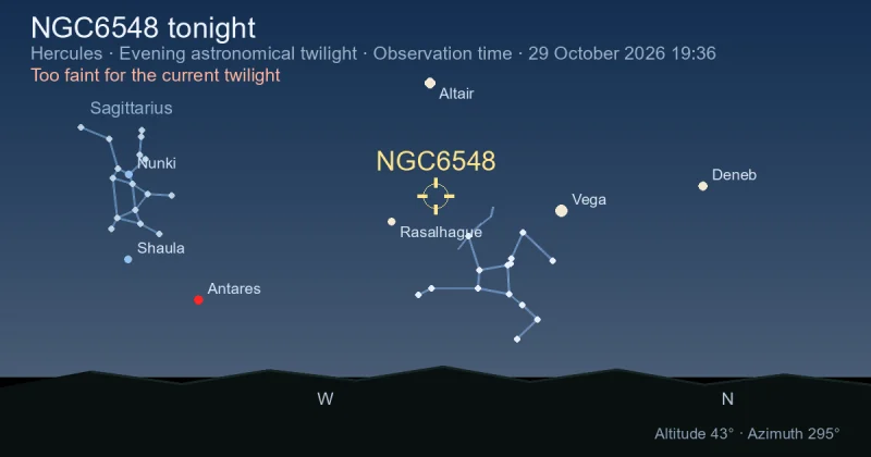NGC6548 tonight