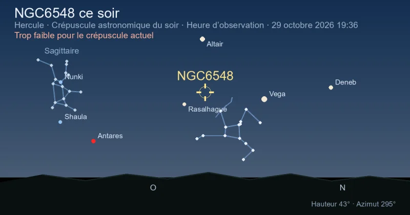 NGC6548 ce soir