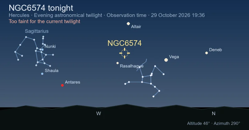 NGC6574 tonight