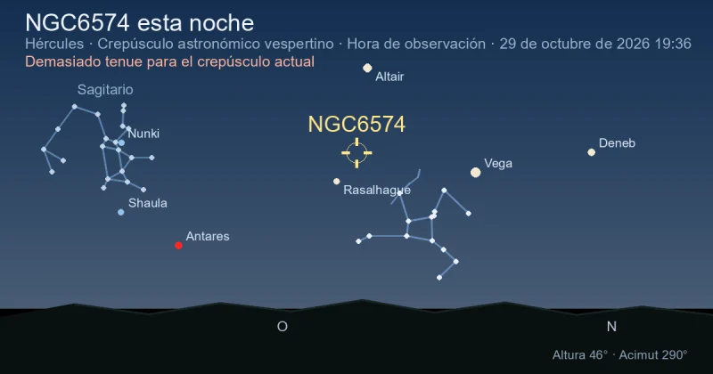 NGC6574 esta noche