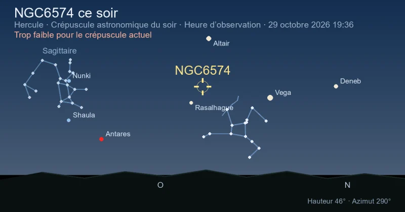 NGC6574 ce soir