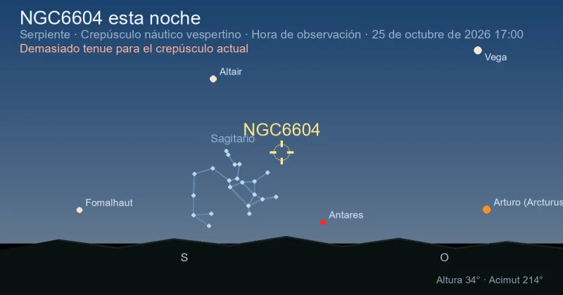 NGC6604 esta noche
