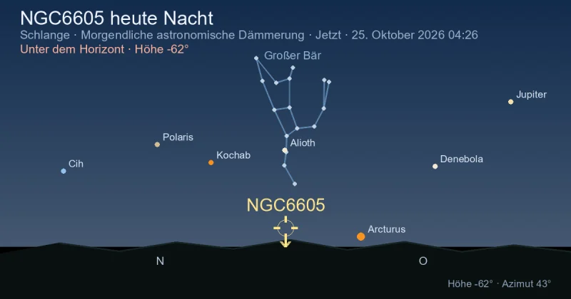 NGC6605 heute Nacht