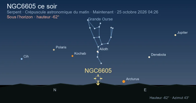 NGC6605 ce soir