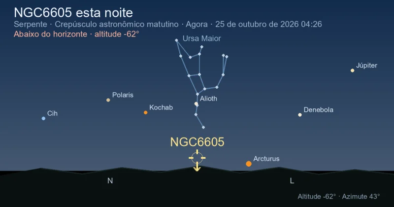 NGC6605 esta noite