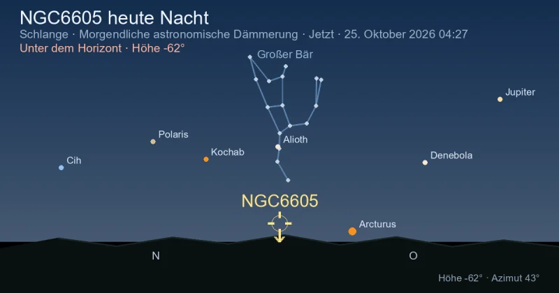 NGC6605 heute Nacht