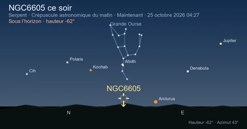 NGC6605 ce soir