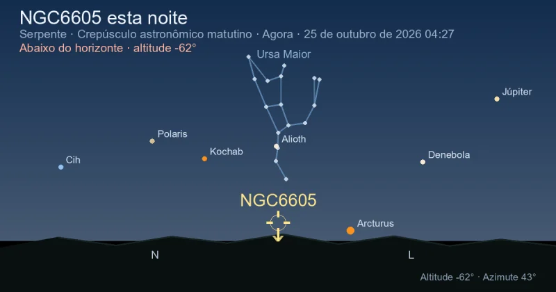 NGC6605 esta noite