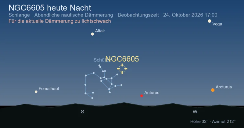 NGC6605 heute Nacht