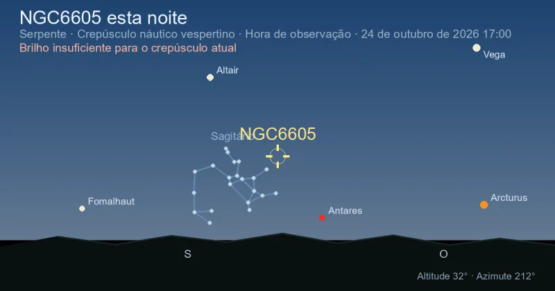 NGC6605 esta noite