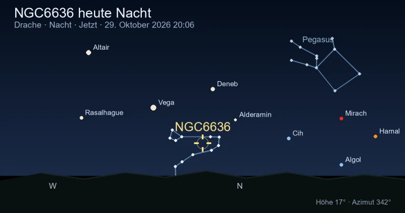 NGC6636 heute Nacht