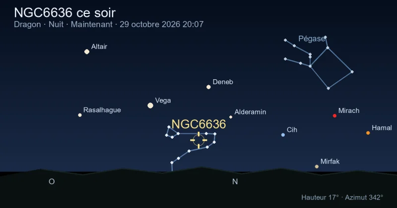 NGC6636 ce soir
