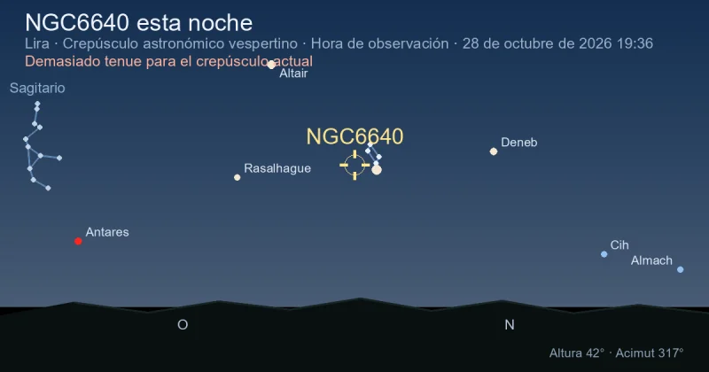 NGC6640 esta noche