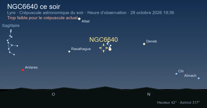 NGC6640 ce soir