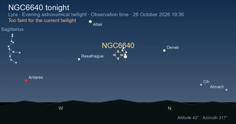 NGC6640 tonight