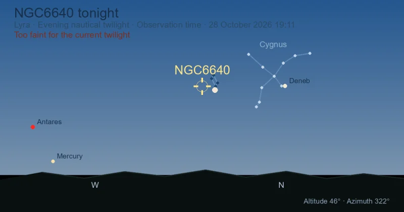 NGC6640 tonight