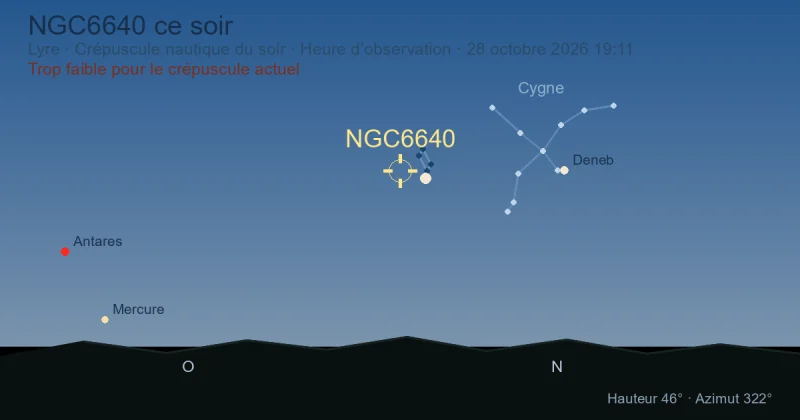 NGC6640 ce soir