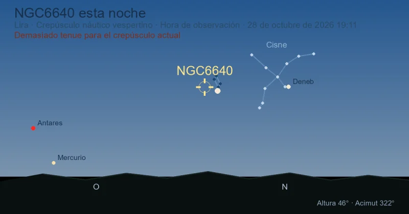 NGC6640 esta noche