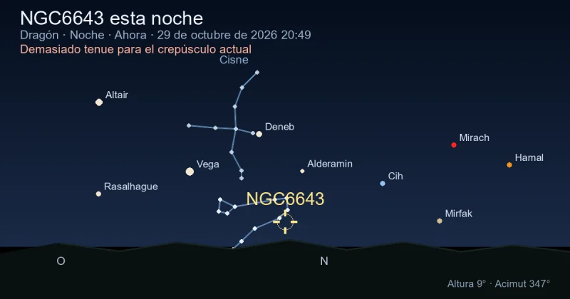 NGC6643 esta noche