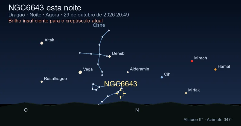 NGC6643 esta noite