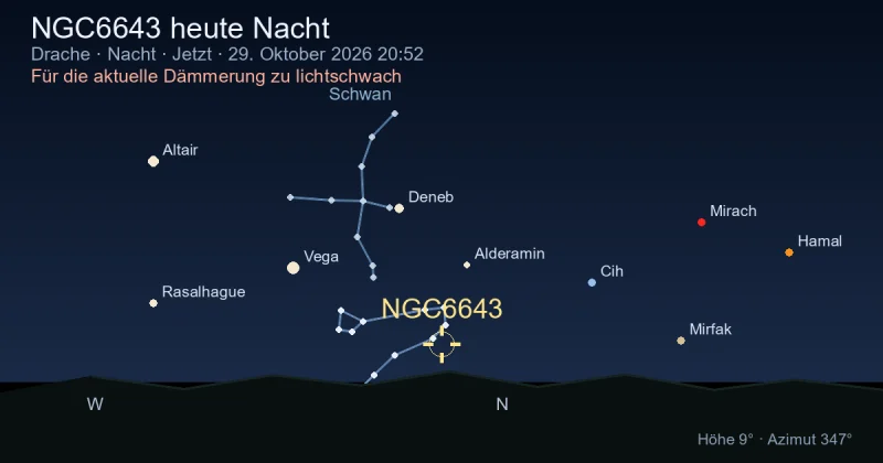 NGC6643 heute Nacht