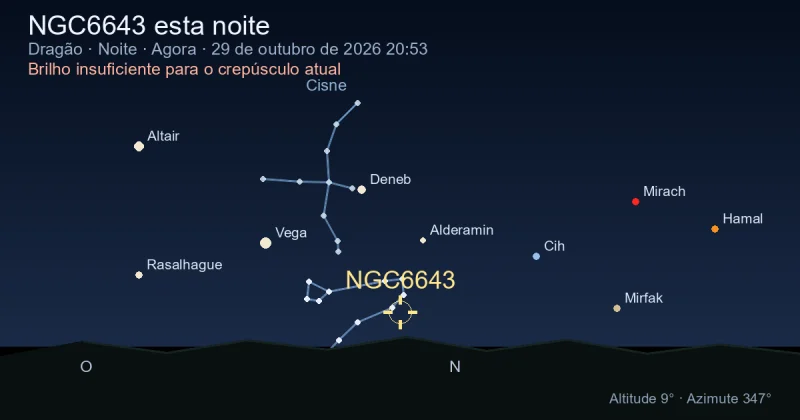 NGC6643 esta noite