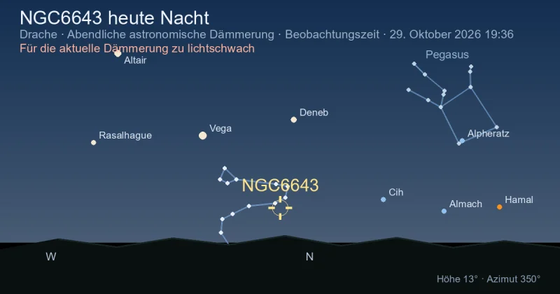 NGC6643 heute Nacht