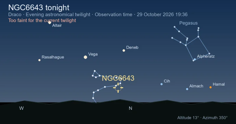 NGC6643 tonight