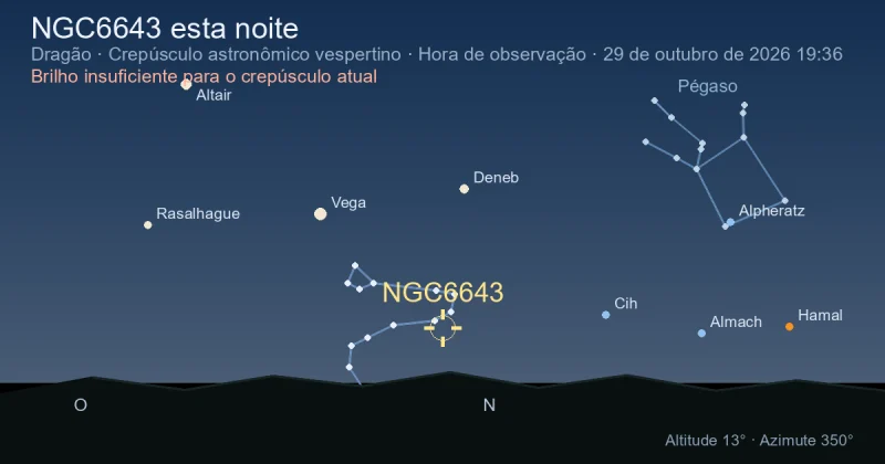 NGC6643 esta noite