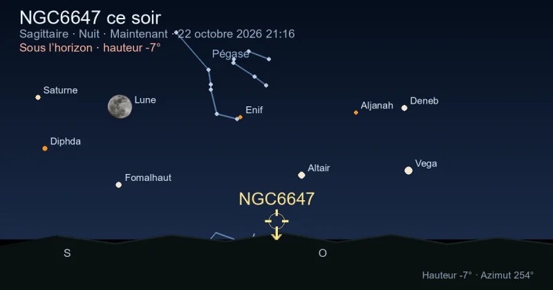 NGC6647 ce soir