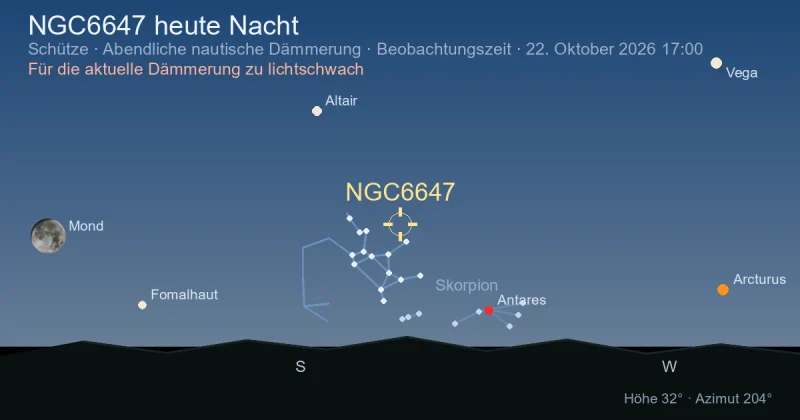 NGC6647 heute Nacht