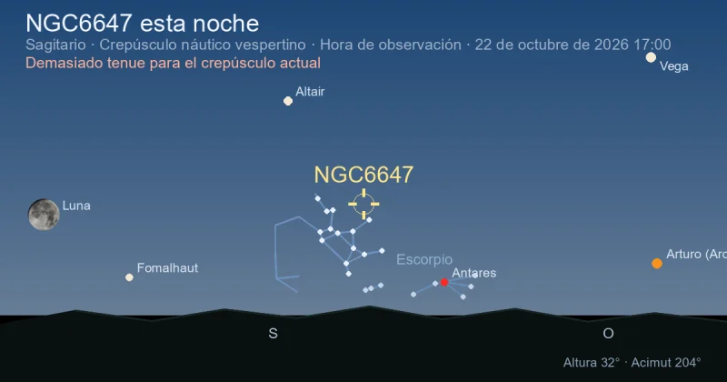 NGC6647 esta noche