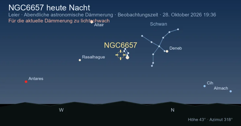 NGC6657 heute Nacht